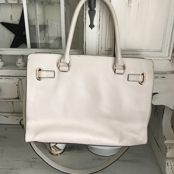 White Michael Kors Hamilton bag ❤️ - Picture 3 of 5